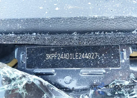 2020 Kia Forte Lxs z USA, uszkodzony, nr VIN 3KPF24AD1LE244927